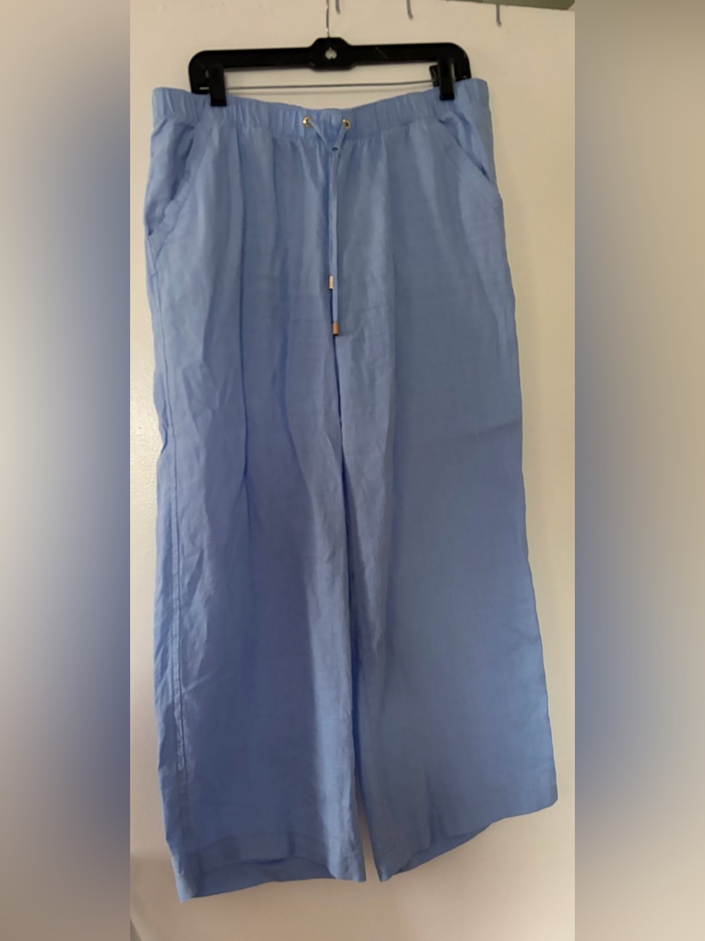 EUC Lilly Pulitzer Brawley Linen Crop Pants - Large